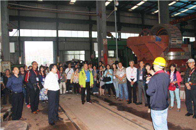 第十四届赣台（南昌）经贸合作交流大会考察团到金环公司考察